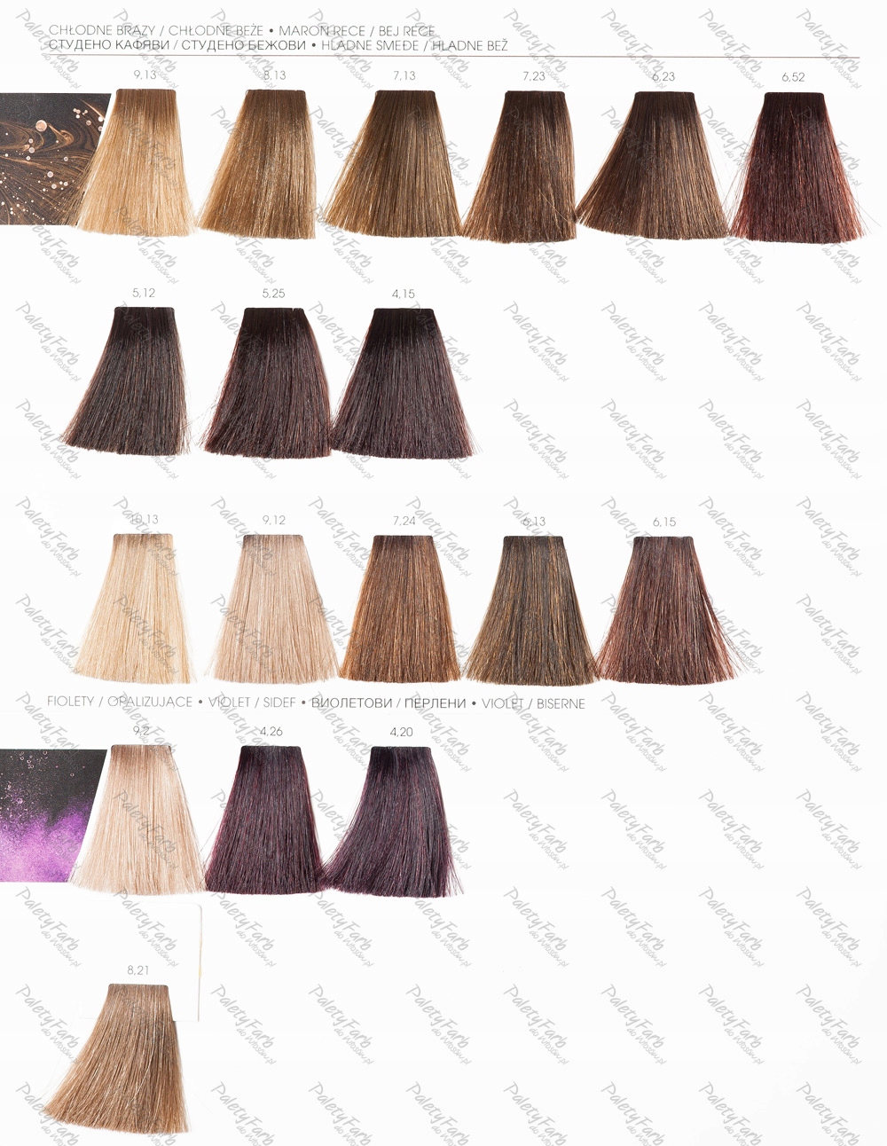 LOREAL INOA FARBA CAŁA PALETA 60G PALETA Typ farby