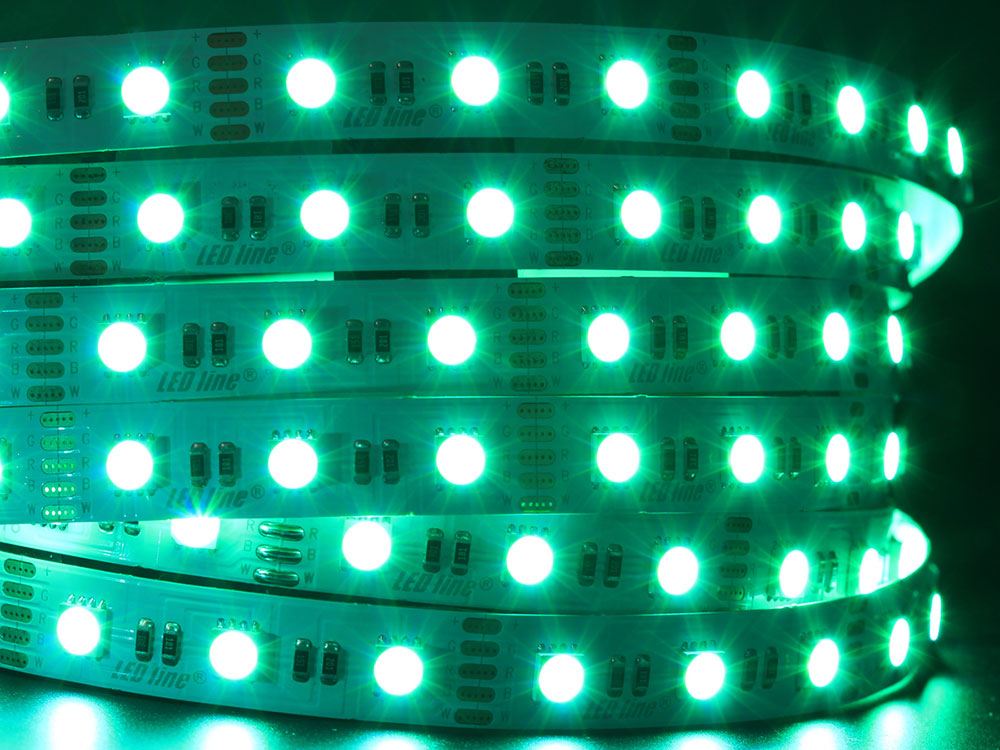 Taśma LED 12V IP65 w silikonie 96W RGBW+biały 5m Długość 5 m