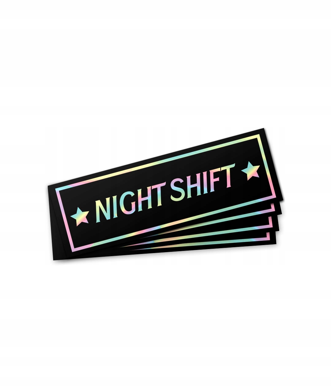 

Naklejka na auto samochód Slap Sticker Night Shift