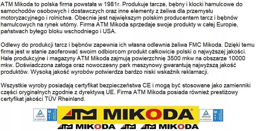 Tarcze Mikoda 2511 Gt Chrysler Pt Cruiser Przód Za 174 Zł Z Rększowice - Allegro.pl - (11153149268)