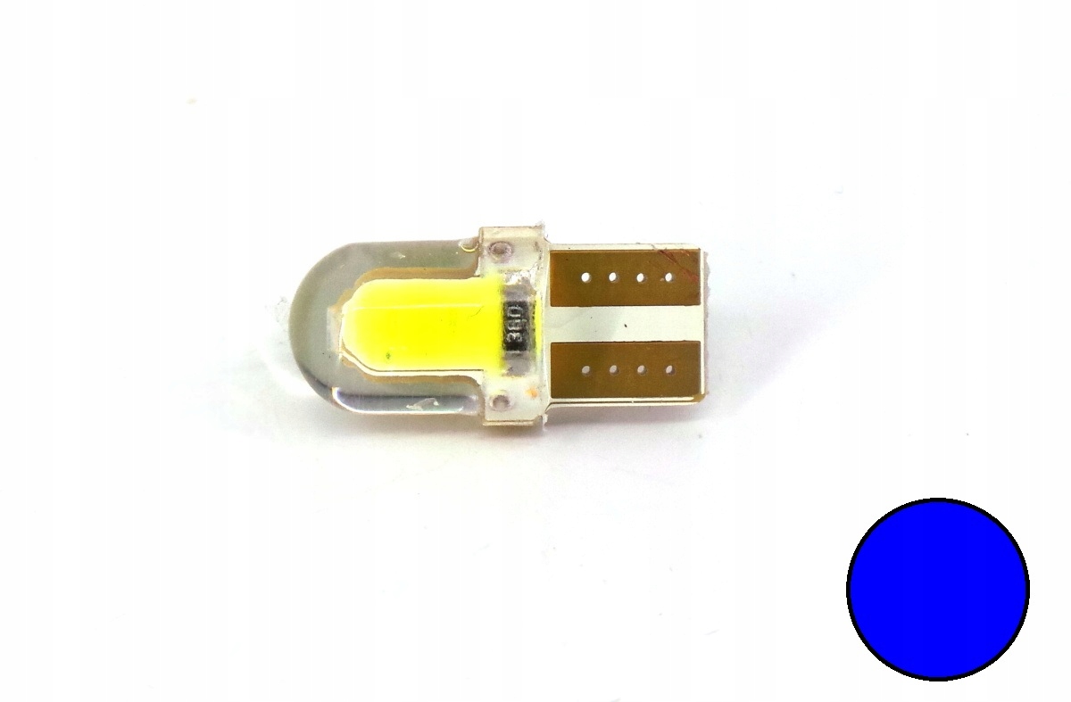 

żarówka Led T10 12V Canbus W5W W3W 150lm niebieska