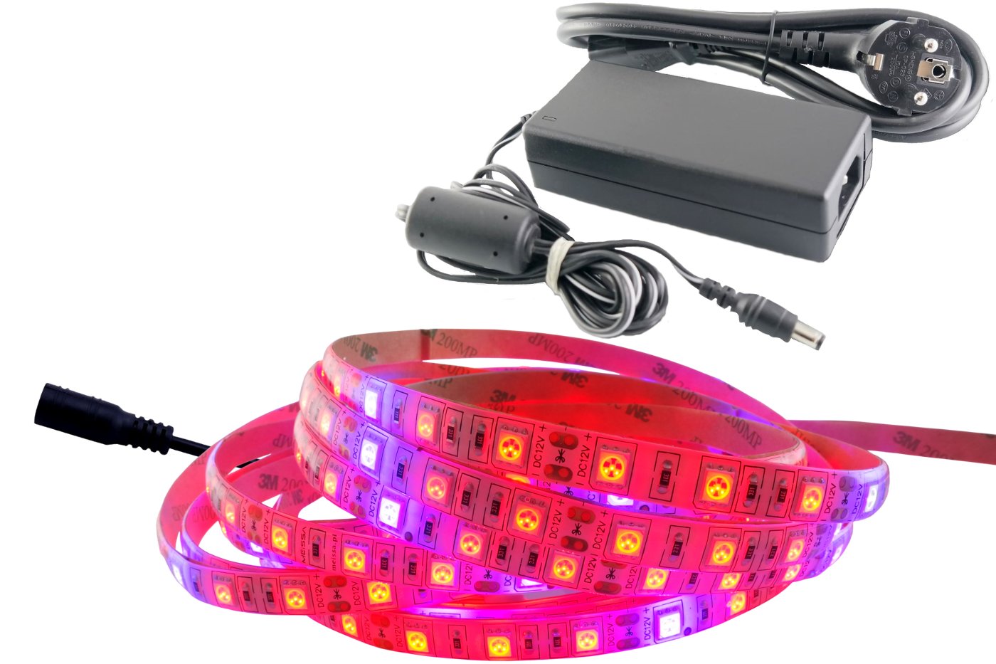 Set Led pásek 300 Grow IP65 pro růst rostlin 4 m