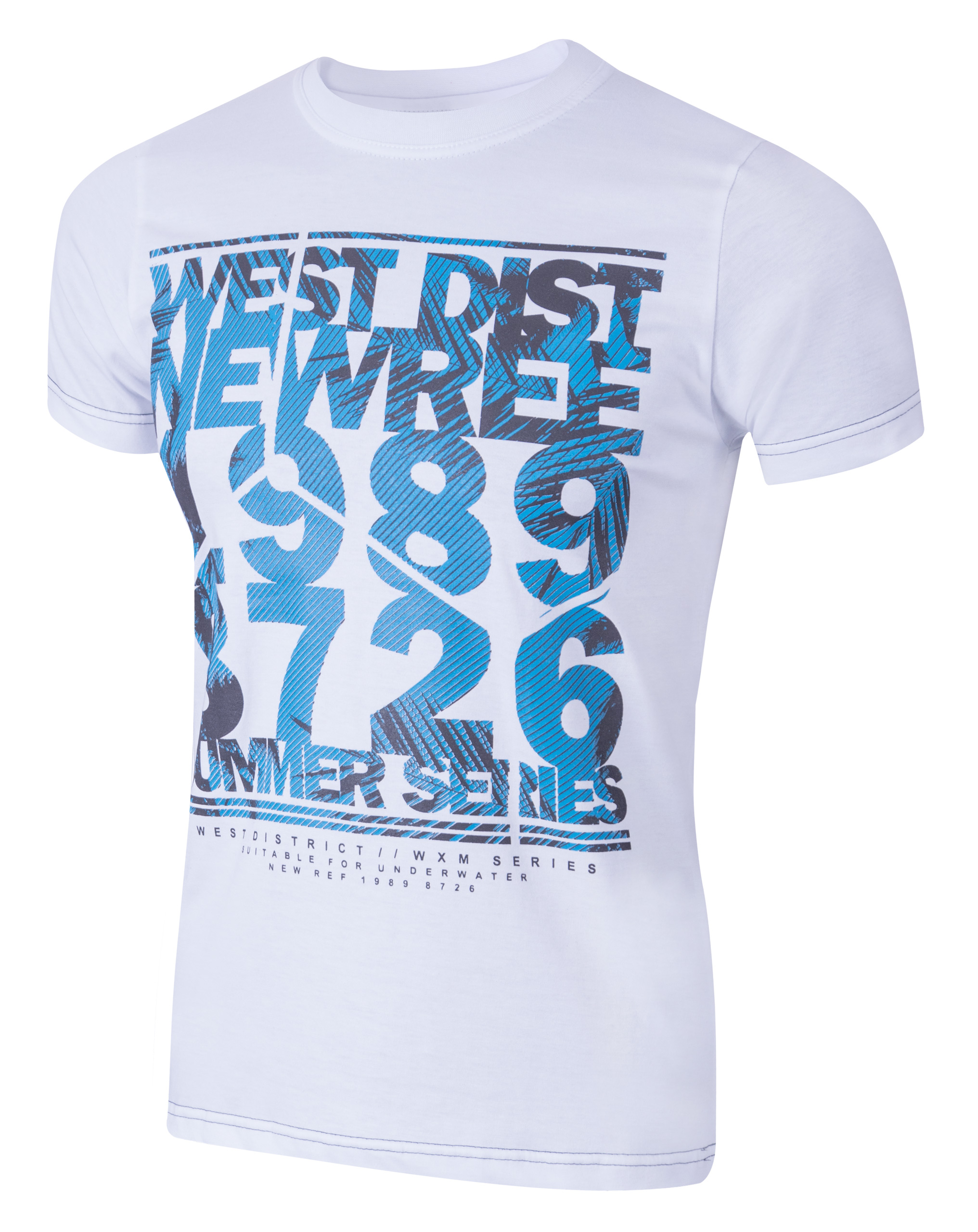

T-shirt Koszulka Koszulki Męskie KM05 r 3XL biały