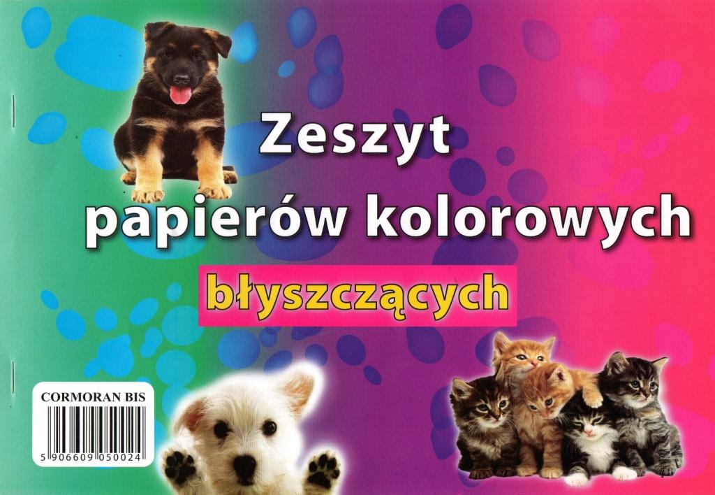 

Wycinanka Zeszyt papierów kolorowych A4 błyszczące