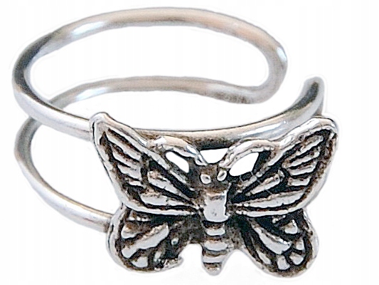 

Versil kolczyk nausznica oponka motyl srebro 925