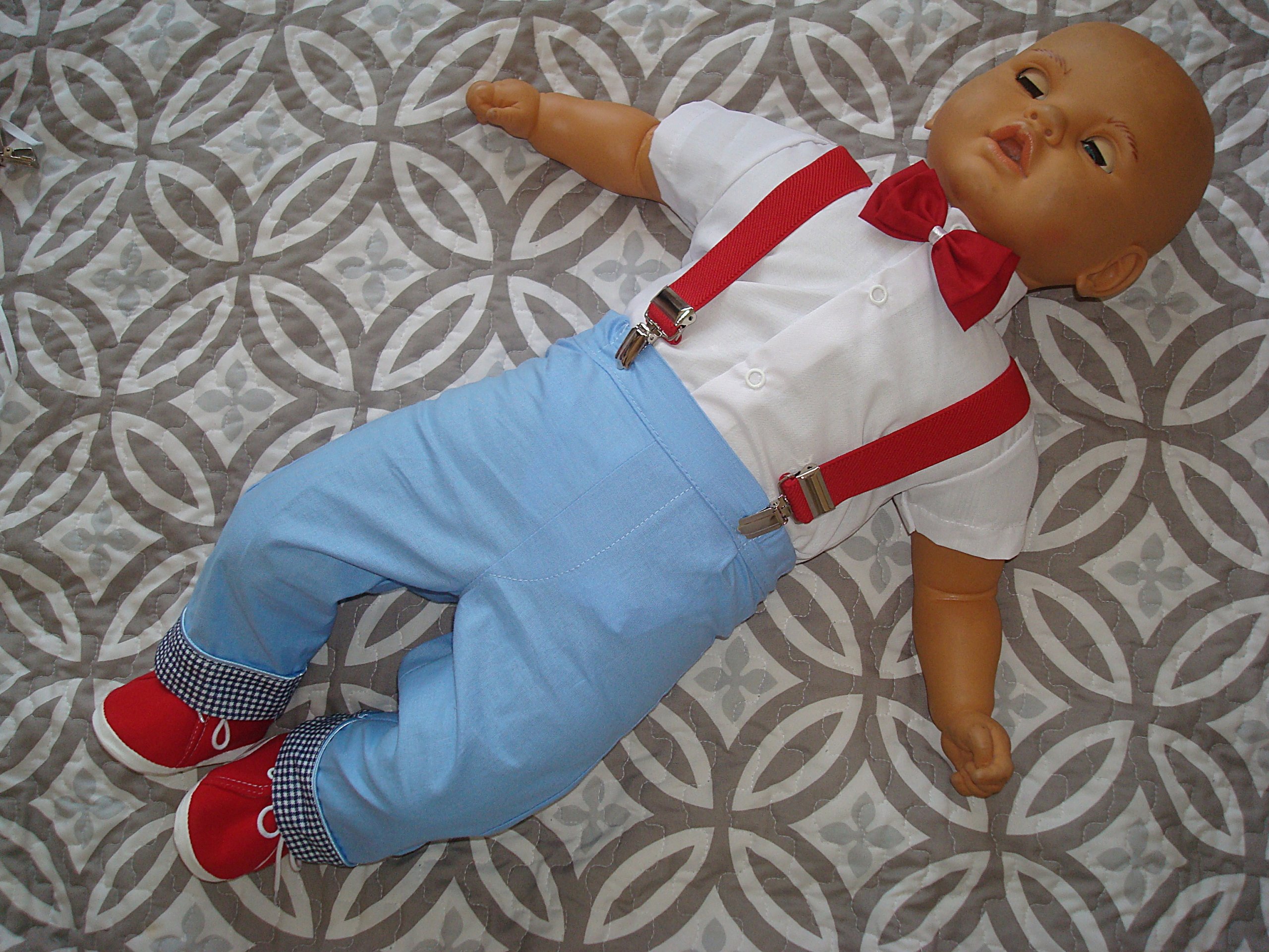 LATO UBRANKO /CHRZTU/ OKAZJE SPODNIE LNIANE 86 Rozmiar 86