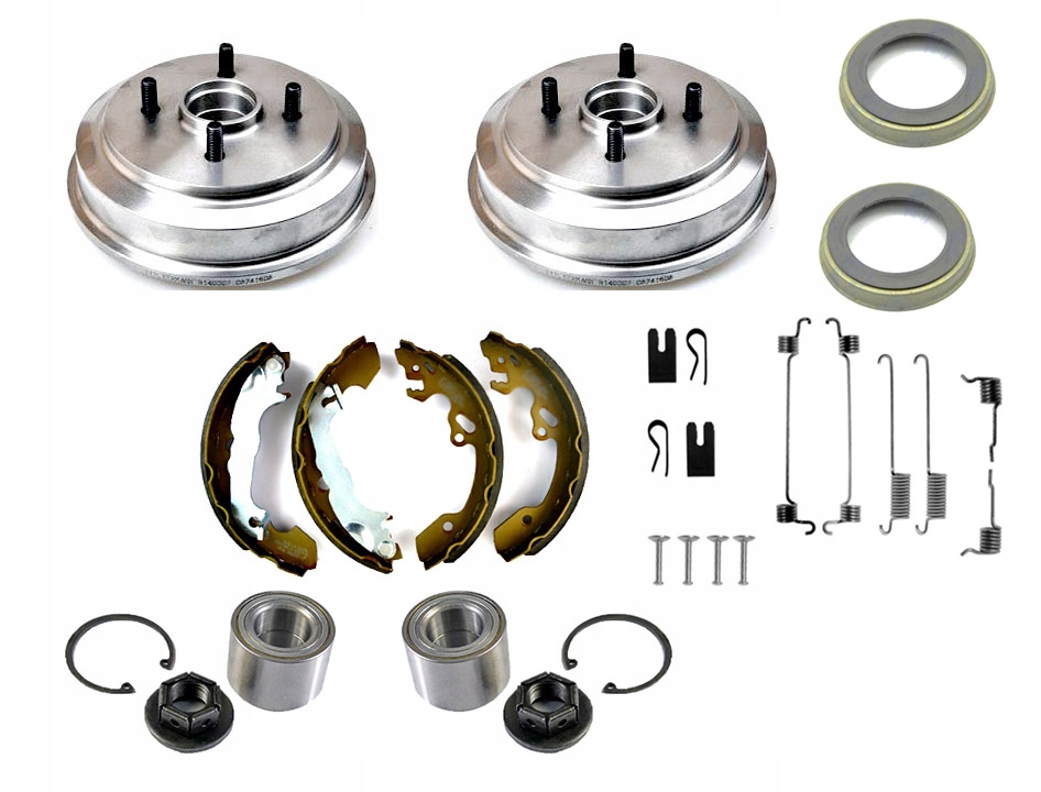 BEBNY SZCZEKI LOZYSKA ZESTAW ABS FORD FOCUS I mk1