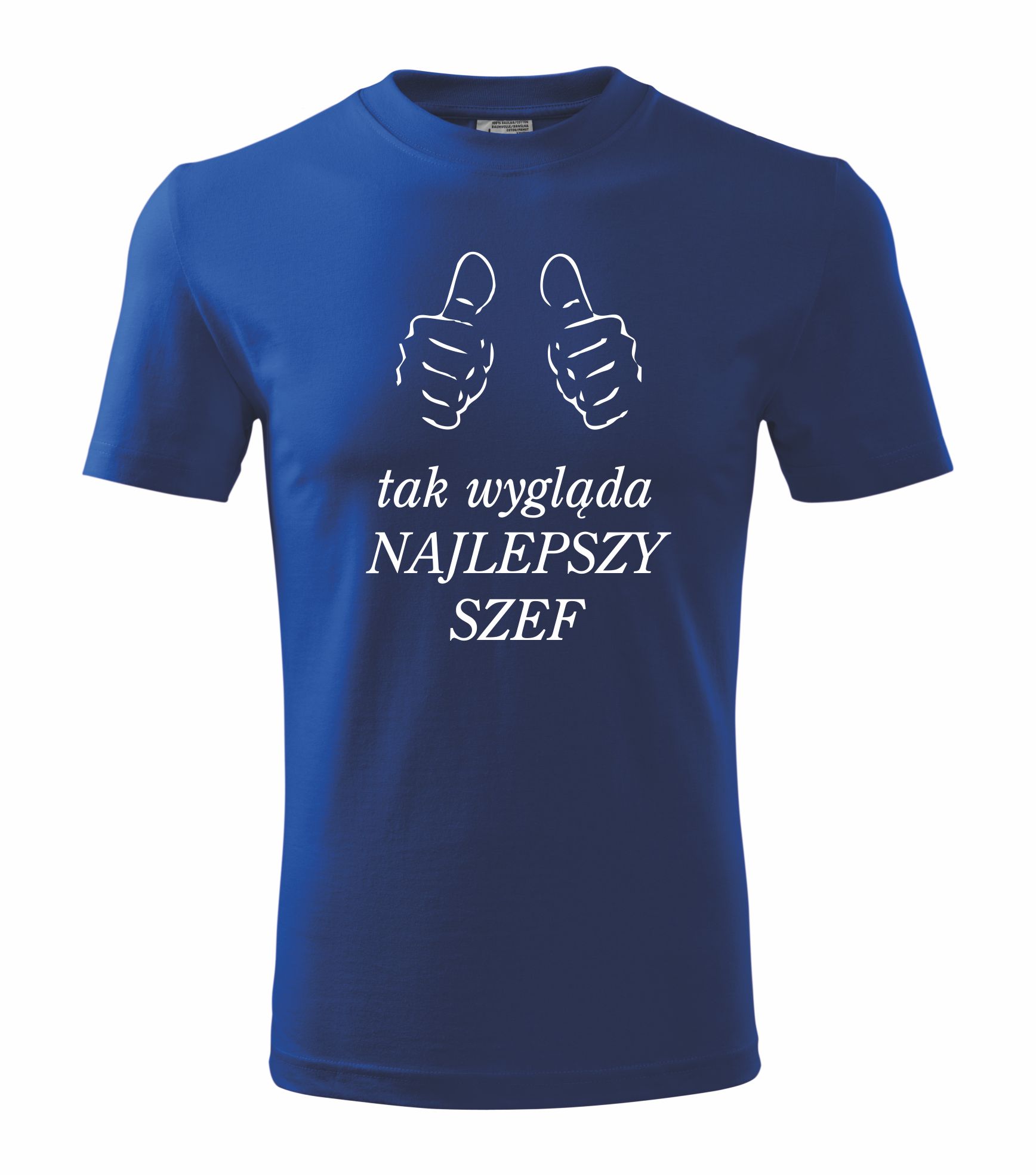 

Koszulka z nadrukiem tak wygląda najlepszy szef M