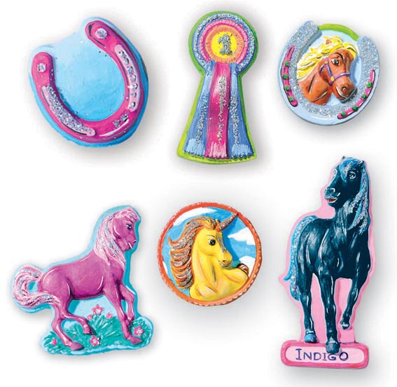 FANTAZYJNE KONIE odlew gipsowy dla dzieci SES 1155 Bohater brak