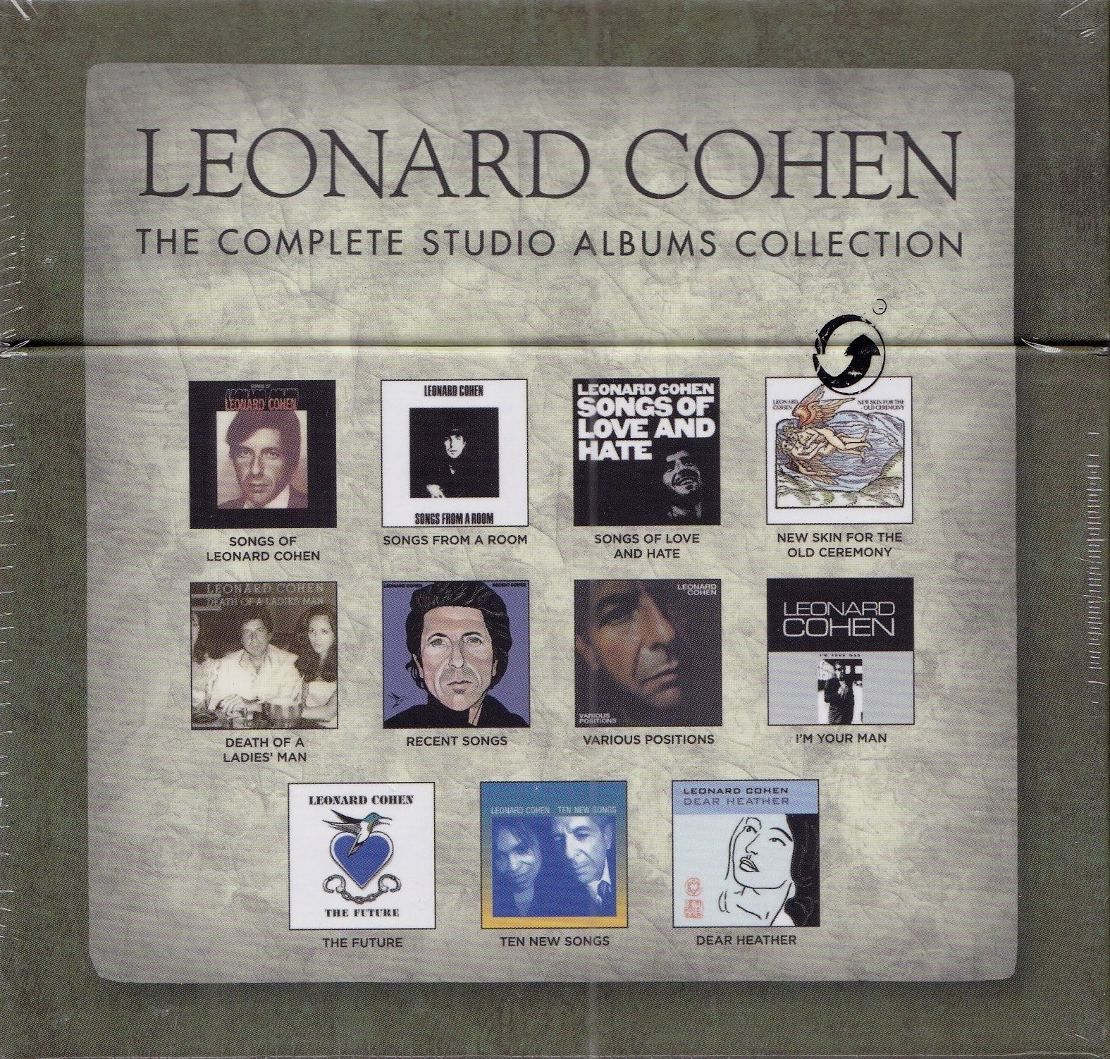 Leonard Cohen COMPLETE STUDIO COLLECTION 11 CD BOX
