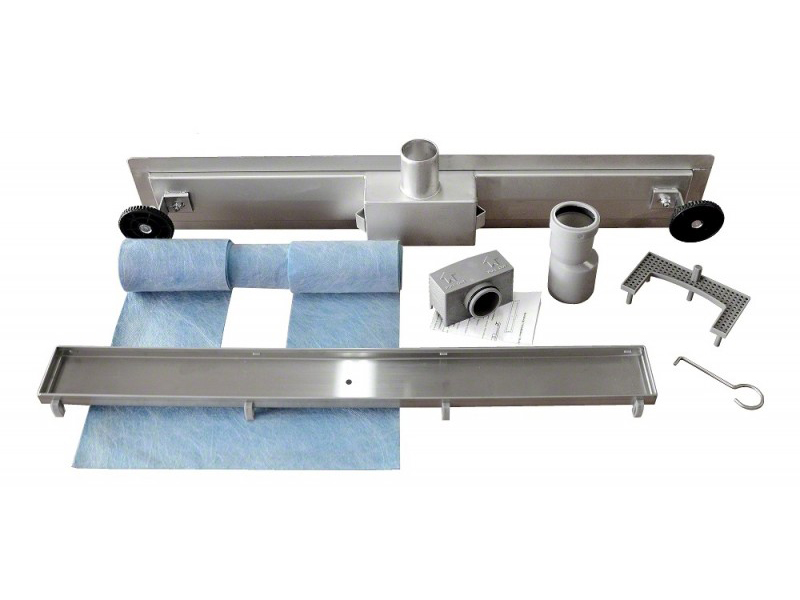 ODPŁYW LINIOWY 50 CM DWUSTRONNY 2w1 NISKI SYFON Szerokość produktu 50 cm