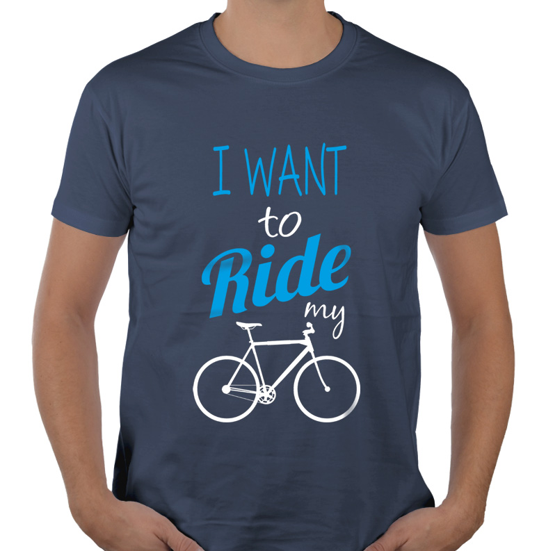 

I Want To Ride My Bike koszulka na rower prezent L