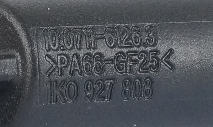 Czujnik ABS AUDI SEAT SKODA VW prawy tył 1K0927808 Jakość części (zgodnie z GVO) O - oryginał z logo producenta pojazdu (OE)