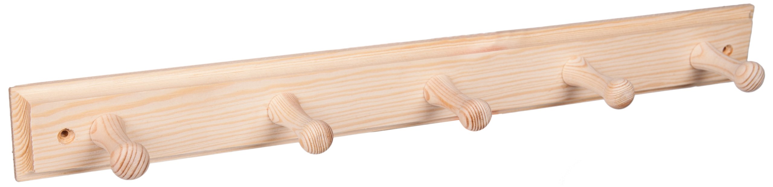

Wieszak Na Ubrania Wiszący Ścienny 50CM Drewniany