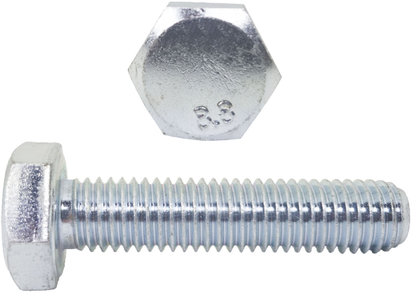 

M8x100 Śruby łeb 6-kątny 8.8 ocynk Din 933 10szt.