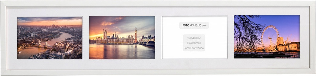 

Foto Galeria Ramka Na 4 Zdjęcia - Rama 15x68 CM