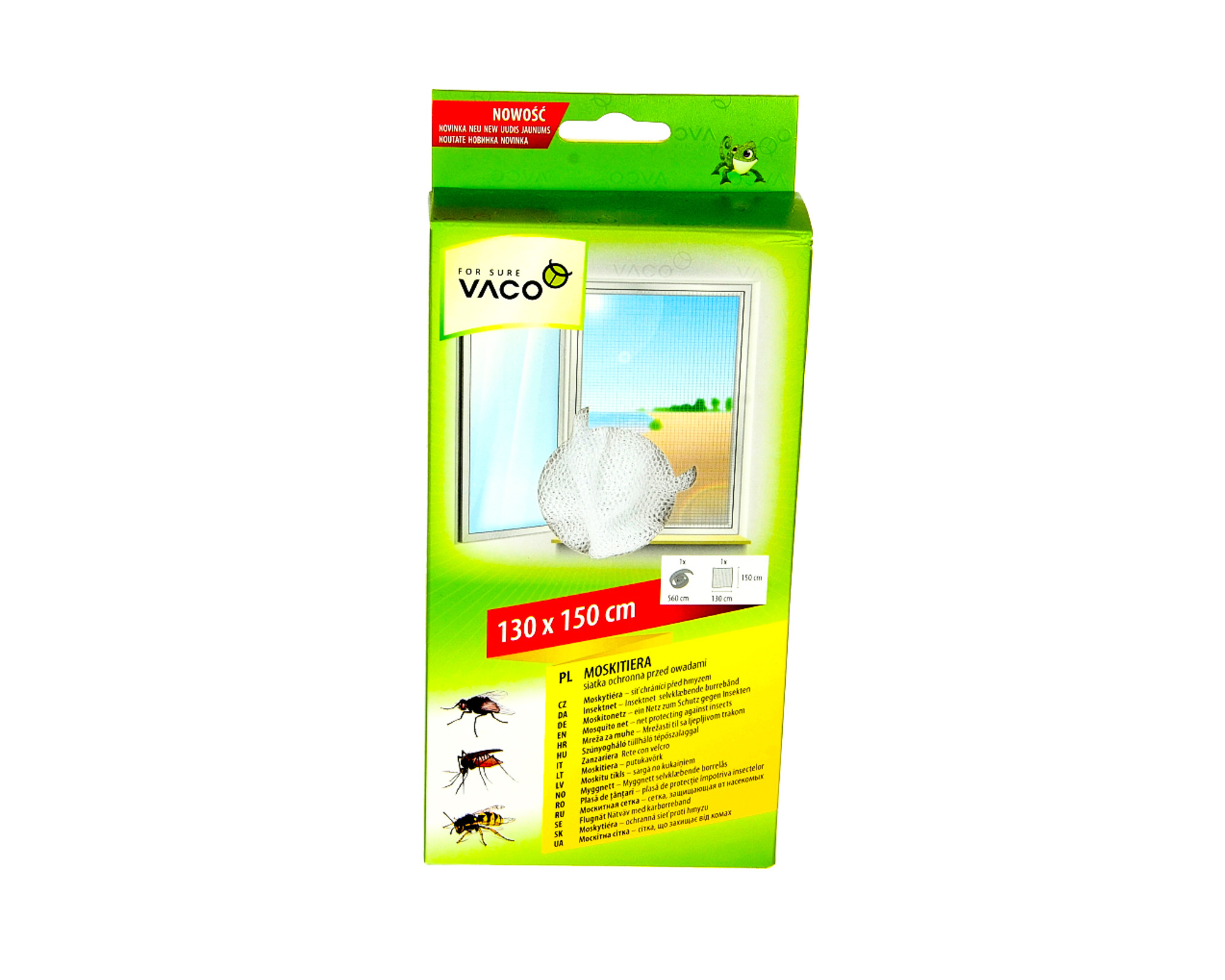 

Moskitiera Okienna 130X150 CM Na Komary Muchy Vaco