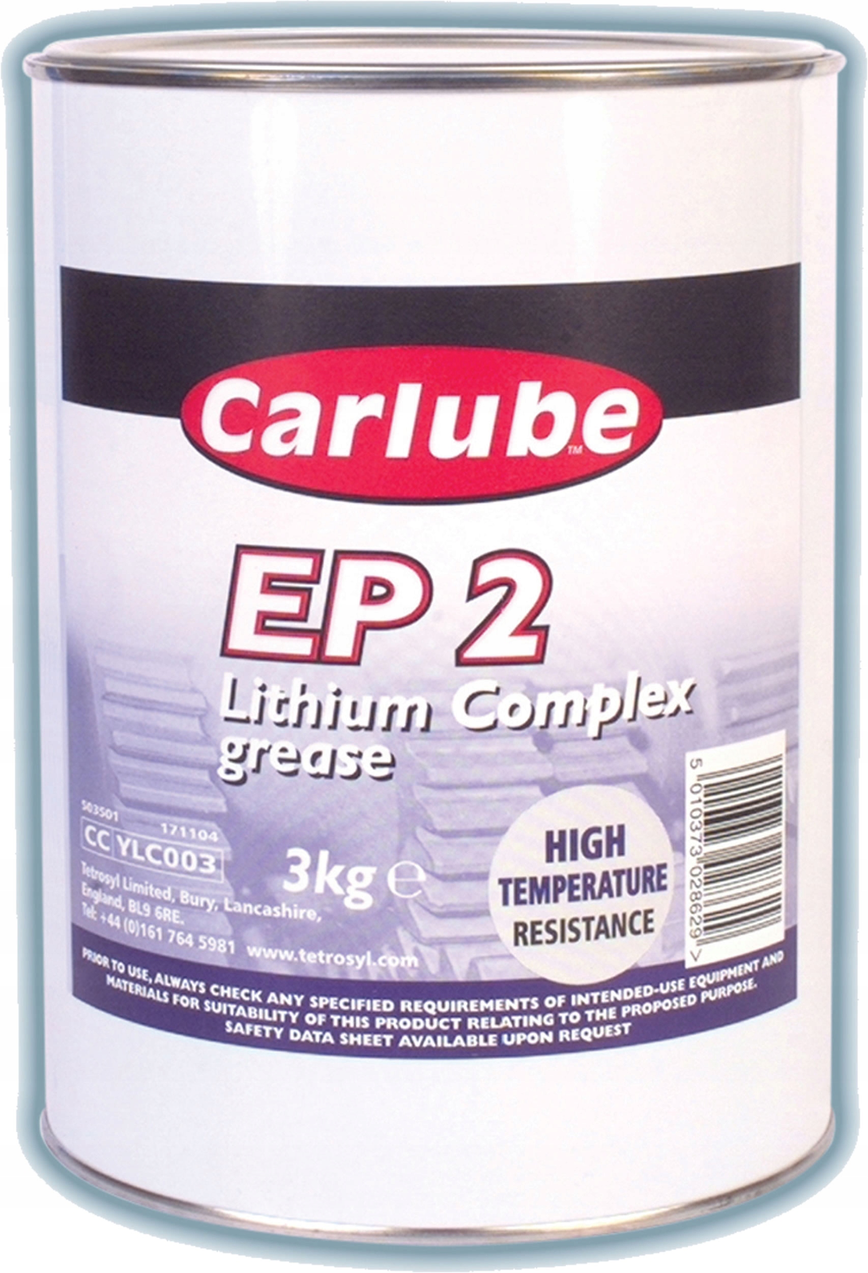 Смазка CARLUBE EP2 Complex для подшипников 3 кг