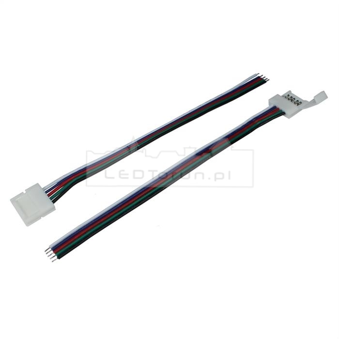 5x ZŁĄCZKA POJEDYNCZA RGBW LED SMD 5050 12mm CLICK Typ złączka