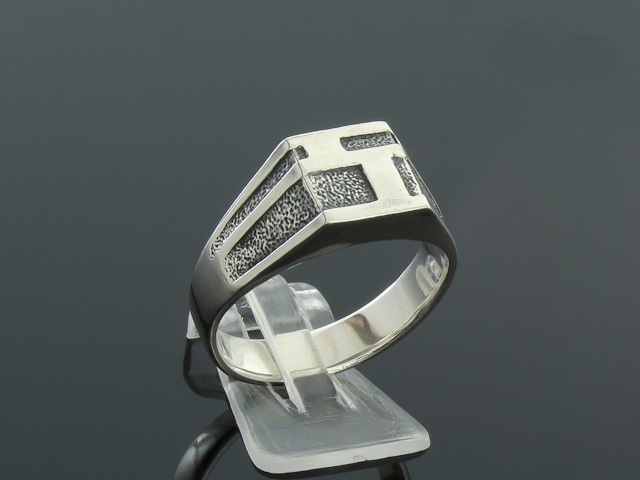 Srebrny 0,925 SYGNET męski 26 oksyda Materiał srebro