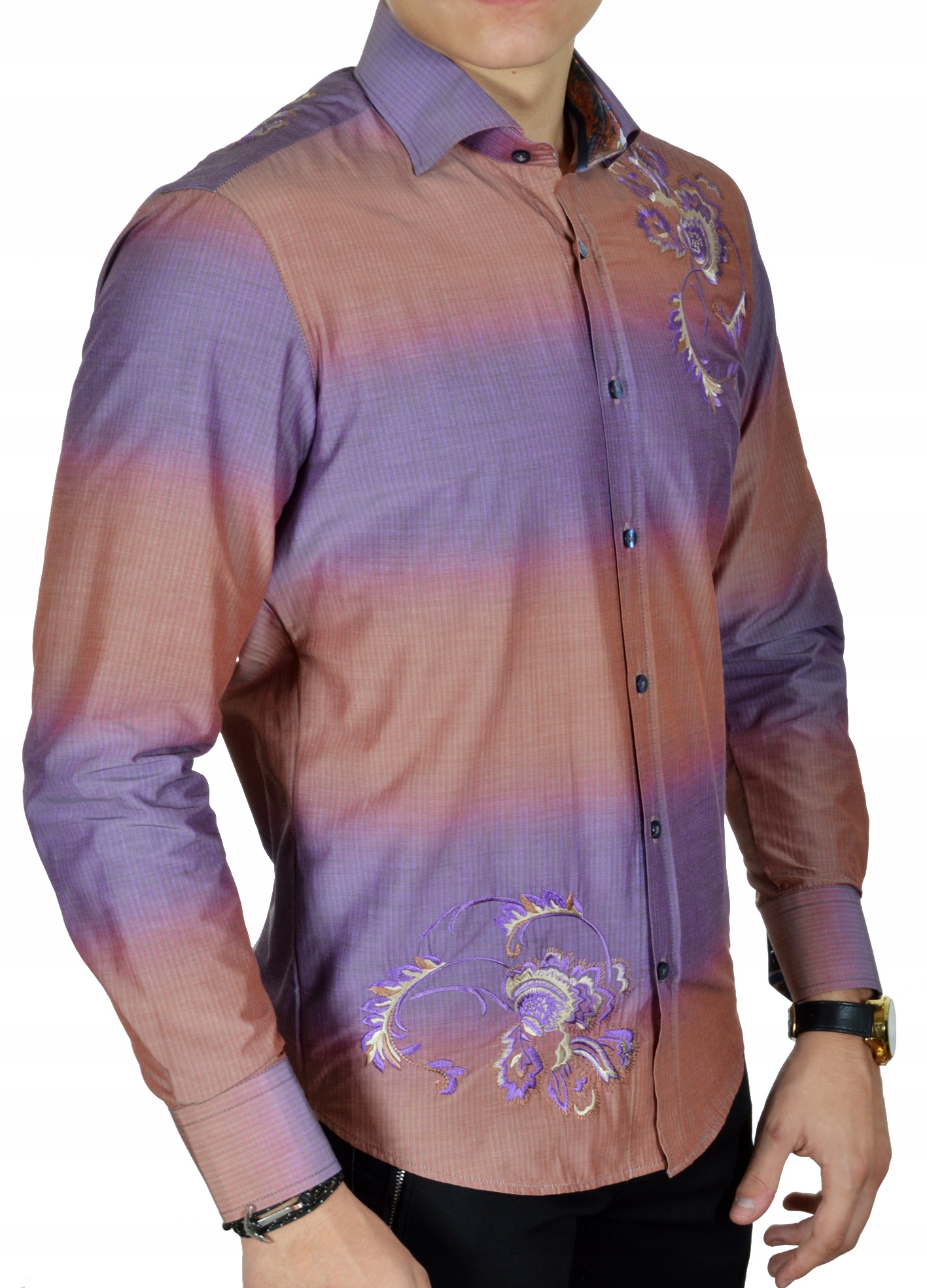 Koszula Męska Mondo Exclusive Hafty Wyszywana NEW Rozmiar 3XL