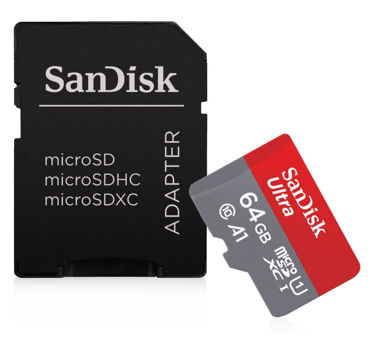 

Sandisk Micro Sdxc 64GB Ultra Uhs-i 100MB/s Adapt