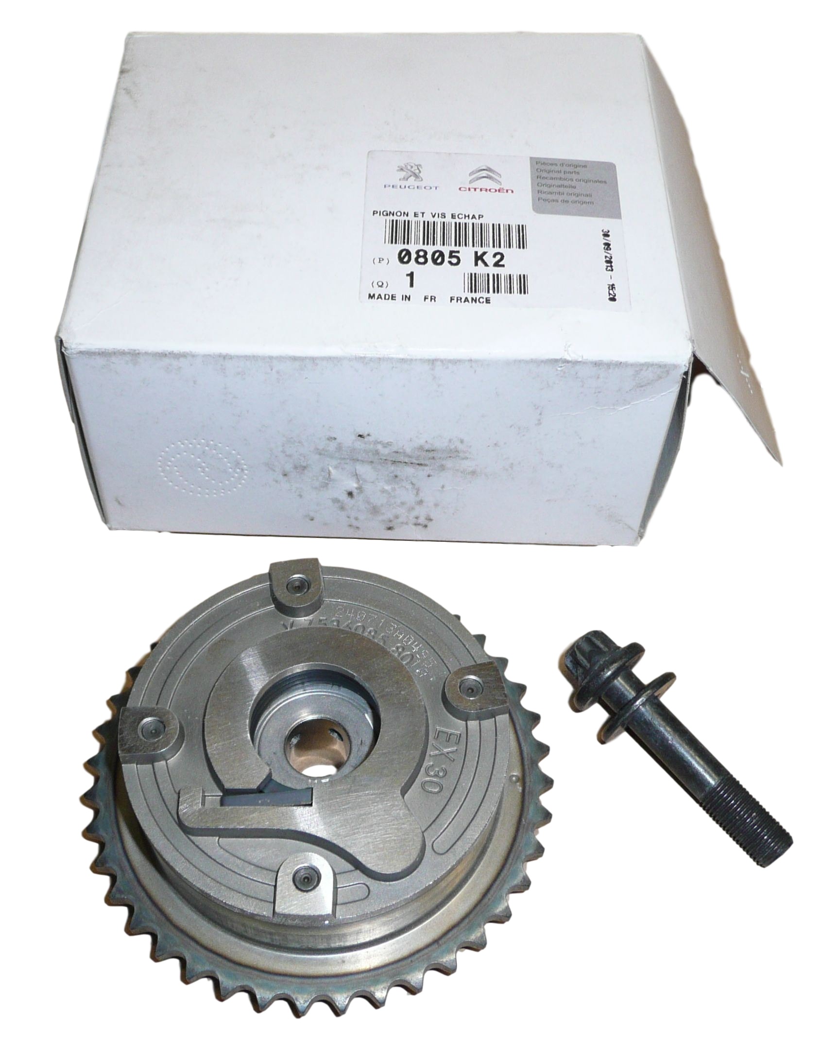 0805K2 - КОЛЕСО РЕГУЛИРОВКИ ФАЗ РАСПРЕДВАЛА BMW MINI COOPER 7536085