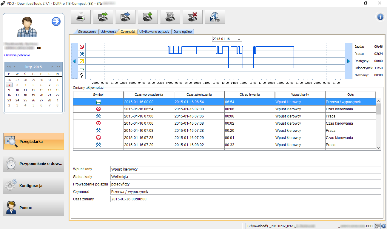 DLK Pro TIS-Compact S (EE) do tachografów SMART 4.1 kart G2v2 i program Stan opakowania oryginalne