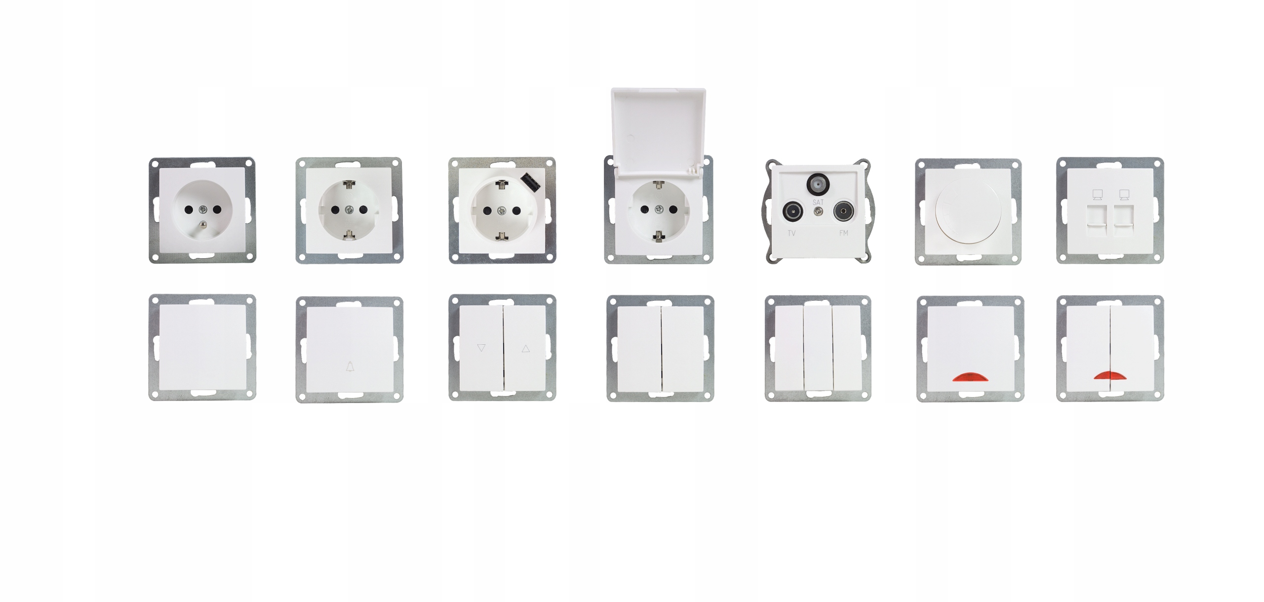 Wyłącznik przełącznik podwójny natynk IP44 EL X Marka Tayama