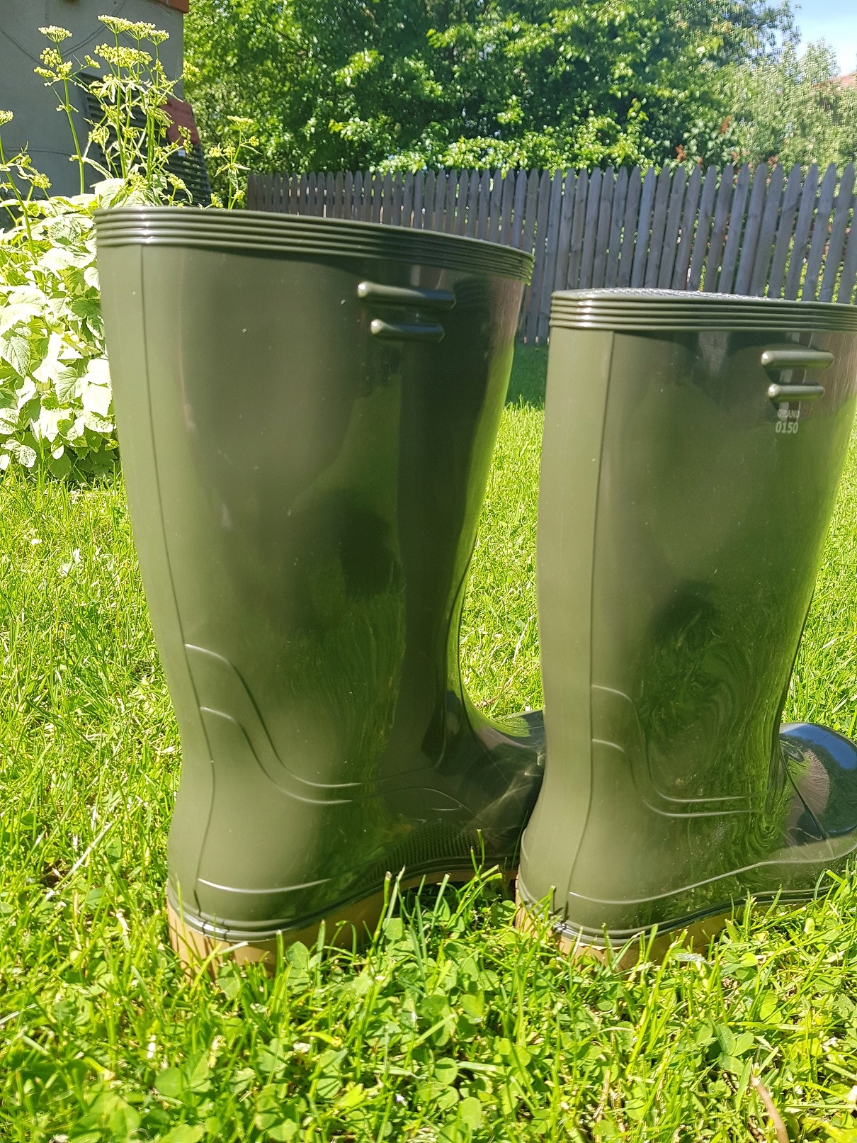 Gumiaki Zielone Do Lasu Na Spacery Dla Wędkarzy Model Grand Zielone