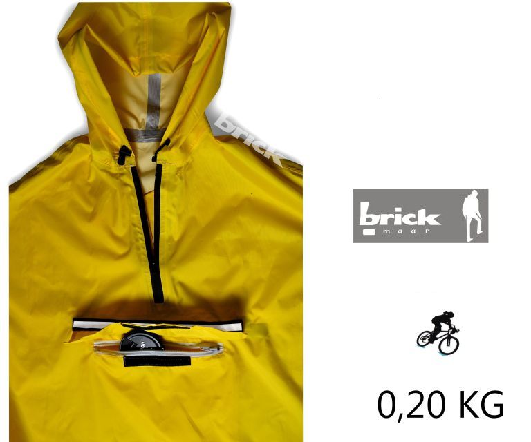 PELERYNA ROWEROWA TOUR PODKLEJANE SZWY ODBLASK 13 Rozmiar uniwersalny