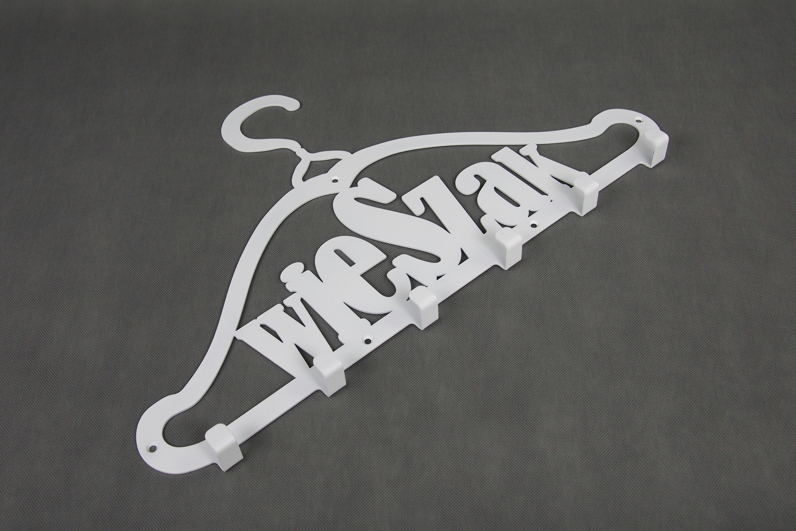 Do przedpokoju ścienny WIESZAK na ubrania i klucze Głębokość mebla 3 cm