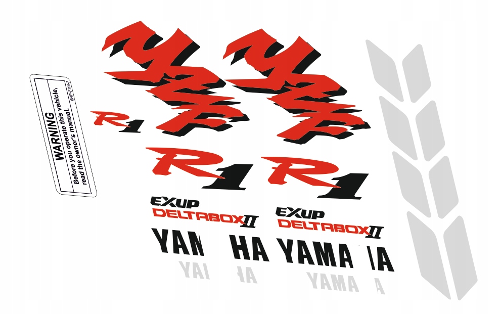 Наклейки YAMAHA YZF-R1 RN - 04 1998 YZF-1000