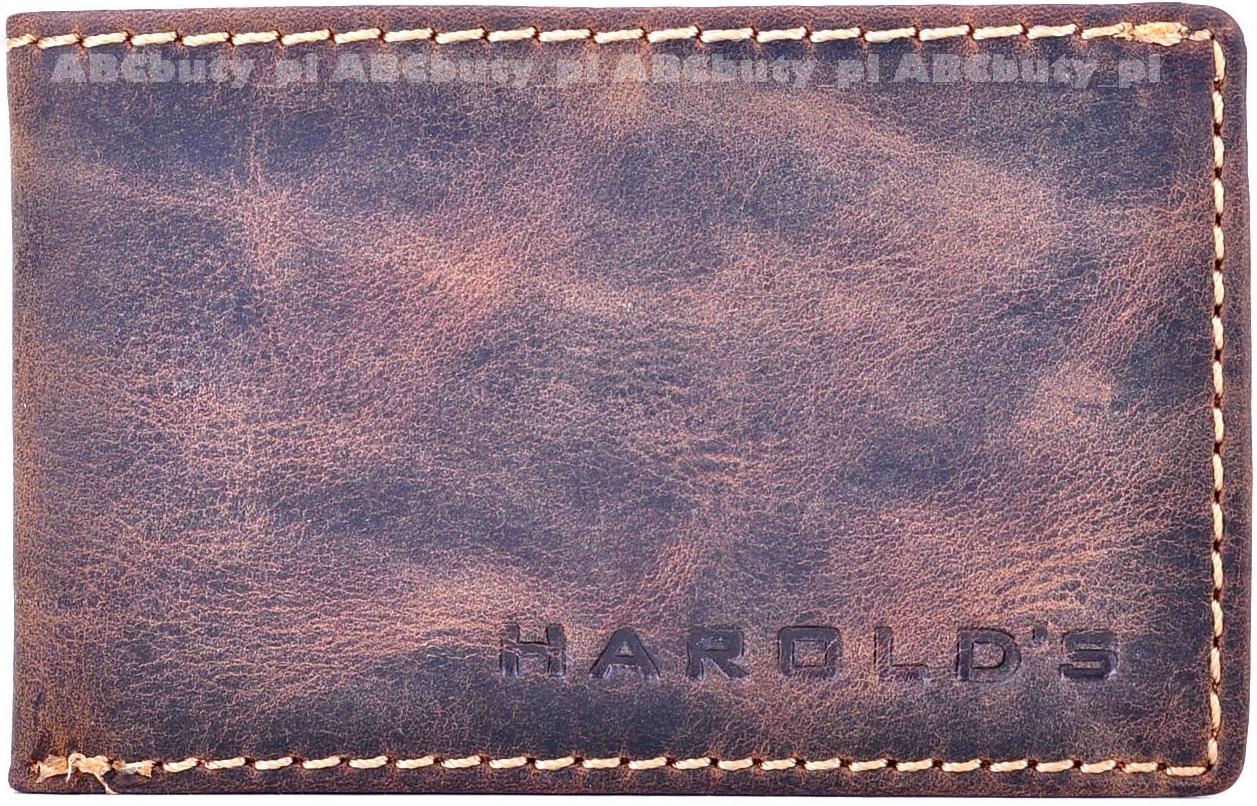 

G1-51 Mały Skórzany Portfel Męski Harold's Vintage