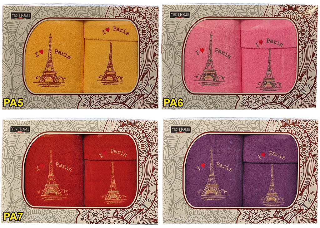 HURTOWNIA RĘCZNIKI NA PREZENT PARIS LONDON NY Marka YesHome