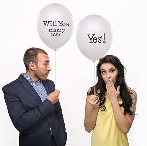 

Balon Will You Marry Me Yes! 30 CM Zaręczyny Ślub