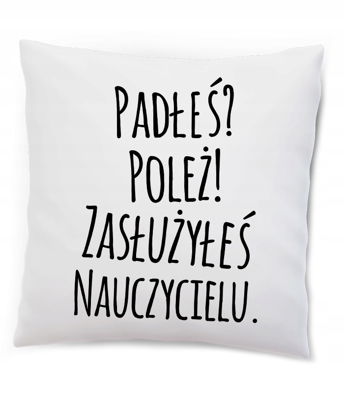 

Poduszka na Dzień Nauczyciela Prezent Wzory Imię