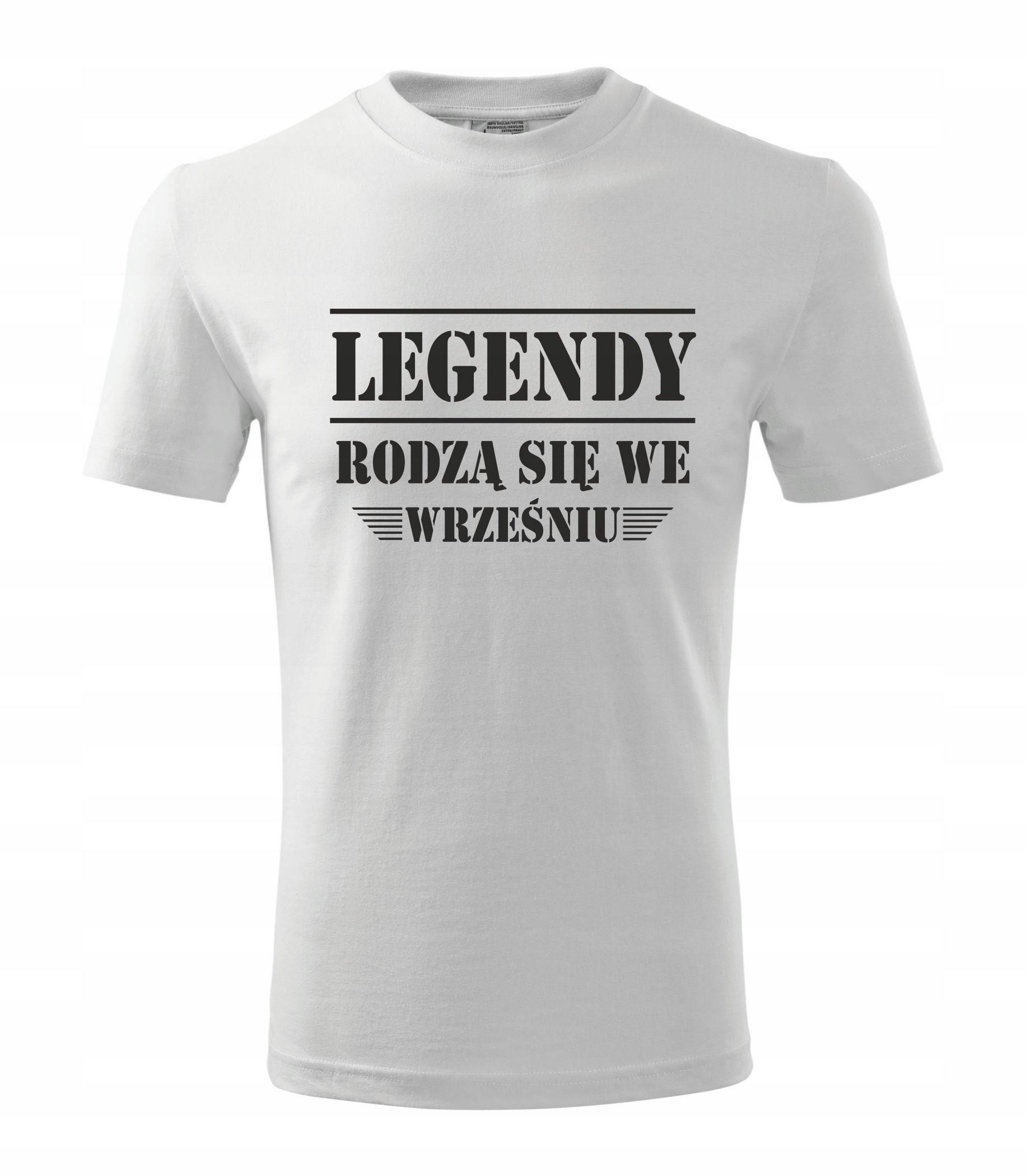 

Koszulka urodziny Legendy rodzą się we wrześniu M