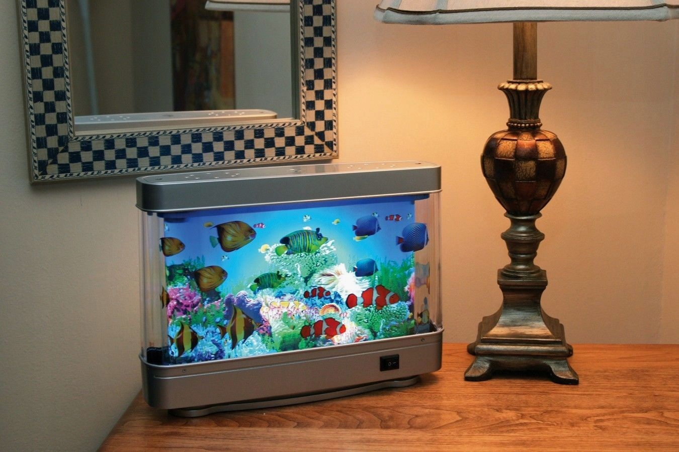 LAMPKA NOCNA AKWARIUM MORSKIE RUCHOMY OBRAZ LED 3D Bohater inny