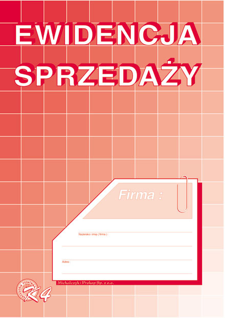 

Ewidencja Sprzedaży Michalczyk Prokop A5 K4 Łódź