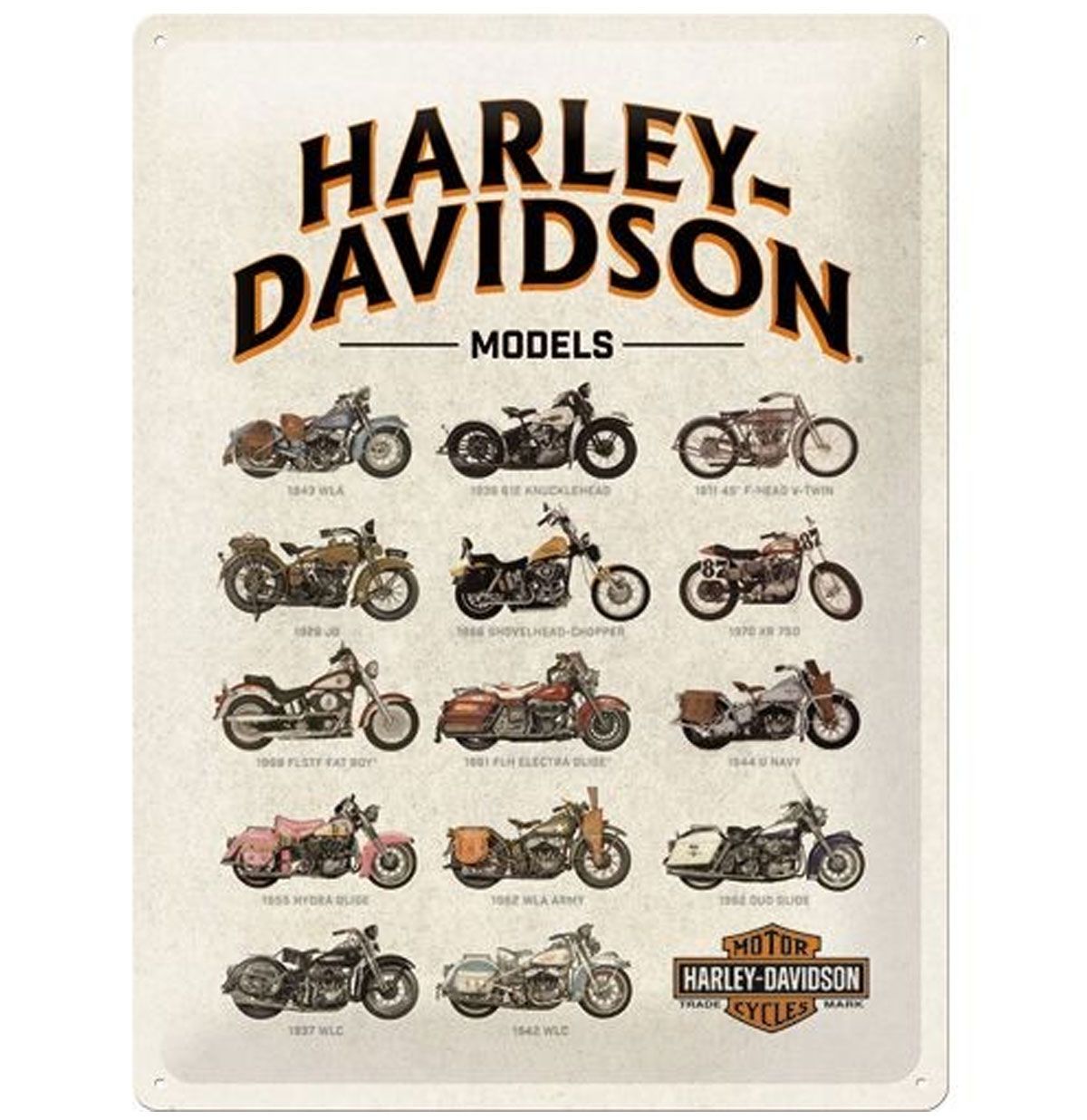 

Blacha Szyld Harley motocyklowy Duży Prezent model