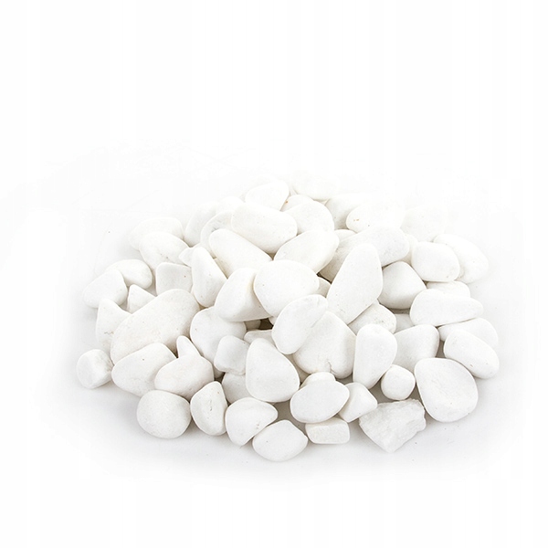 

ozdobne białe Kamienie otoczaki Tasos 15-30mm 25kg