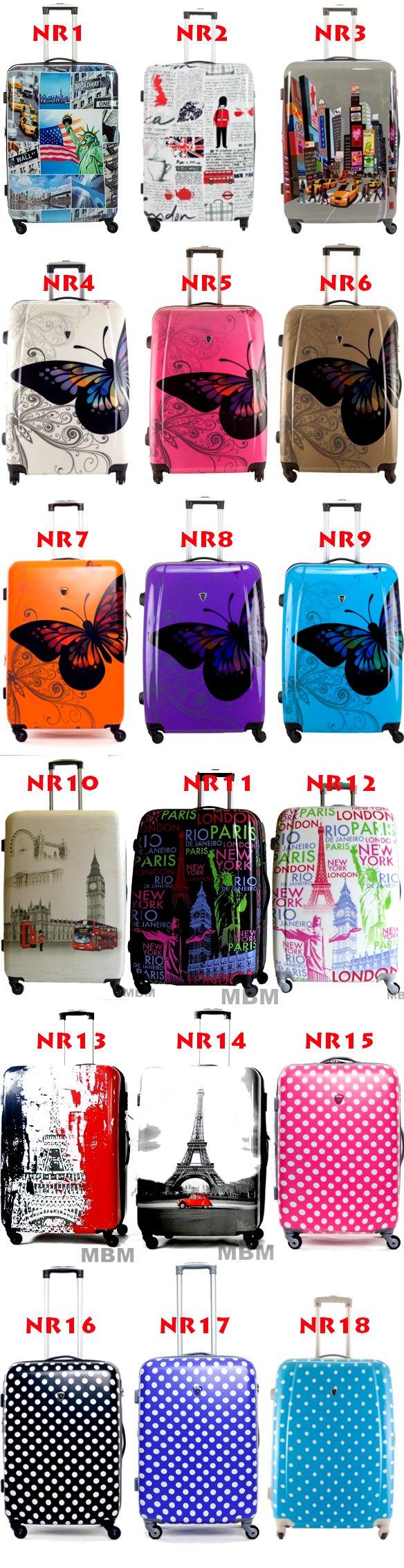 WALIZKA MAŁA KÓŁKA MADISSON DZIECI RYANAIR FRANCE Model MADISSON