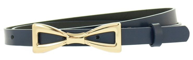 

Damski Pasek Skórzany 1,5cm - Kokarda - kolory Hit