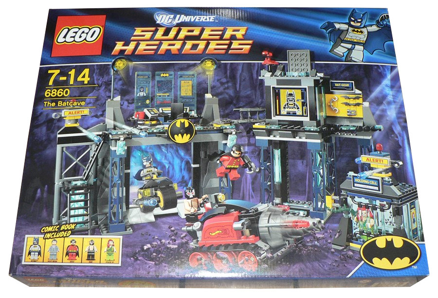 Lego 6860 Heroes The Batcave --- Nowe