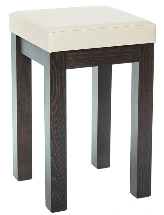 

Taboret Drewniany Ergo stołek miękkie siedzisko