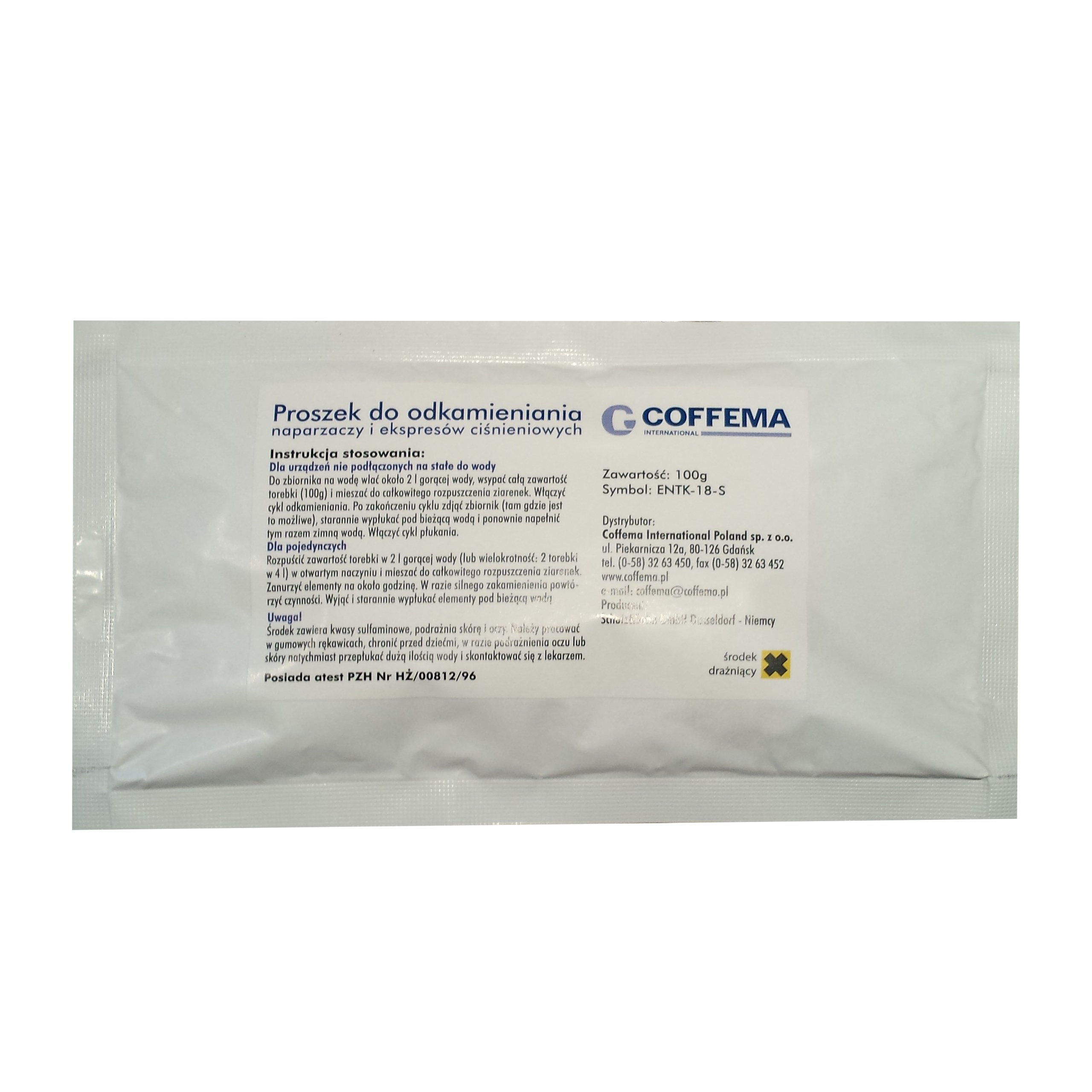

Coffema Proszek odkamieniający do ekspresów 100g
