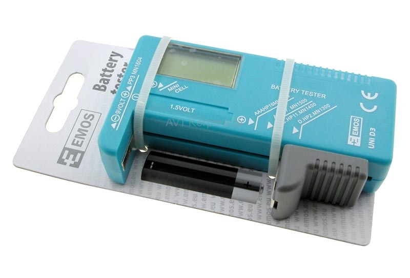 El Emos Tester Baterii LCD N0322 Emos