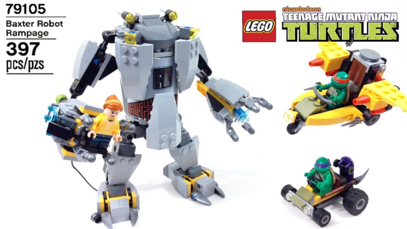 LEGO TURTLES 79105 ŻÓŁWIE NINJA ROBOT BAXTER sklep Bohater brak