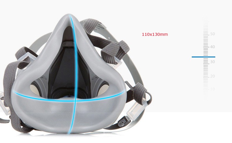 3M 6200 Gazowa Silikonowa Plus Komplet Filtrów Kod producenta 6000 + 6051x2 + 5911x2 + 501x2 KOMPLET